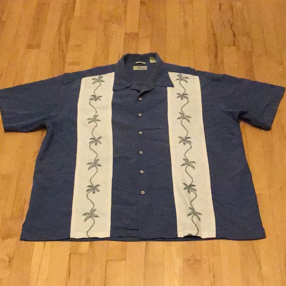 Men’s Cuban short sleeve shirt 2XL